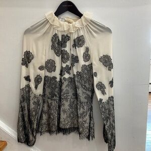 Oscar De La Renta silk women’s top